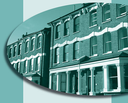 Photograph of Victorian terraced houses